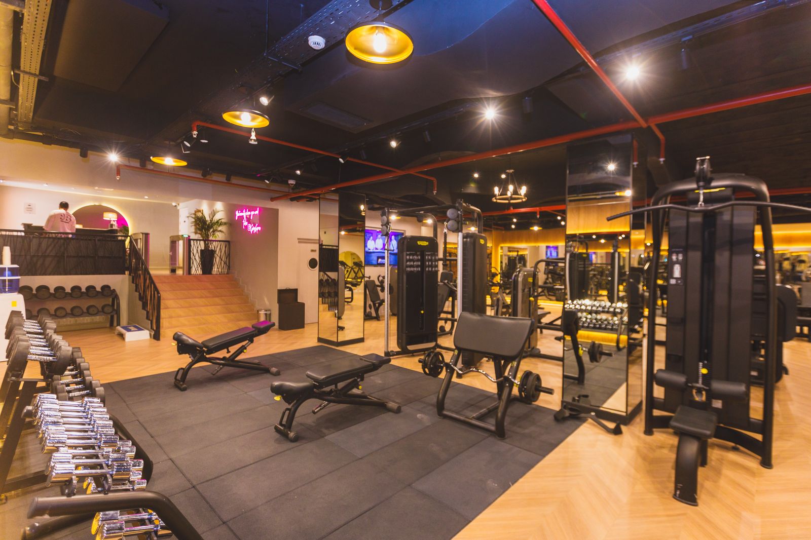 Modern Equipment at Gainz Express Gym Mövenpick Marrakech