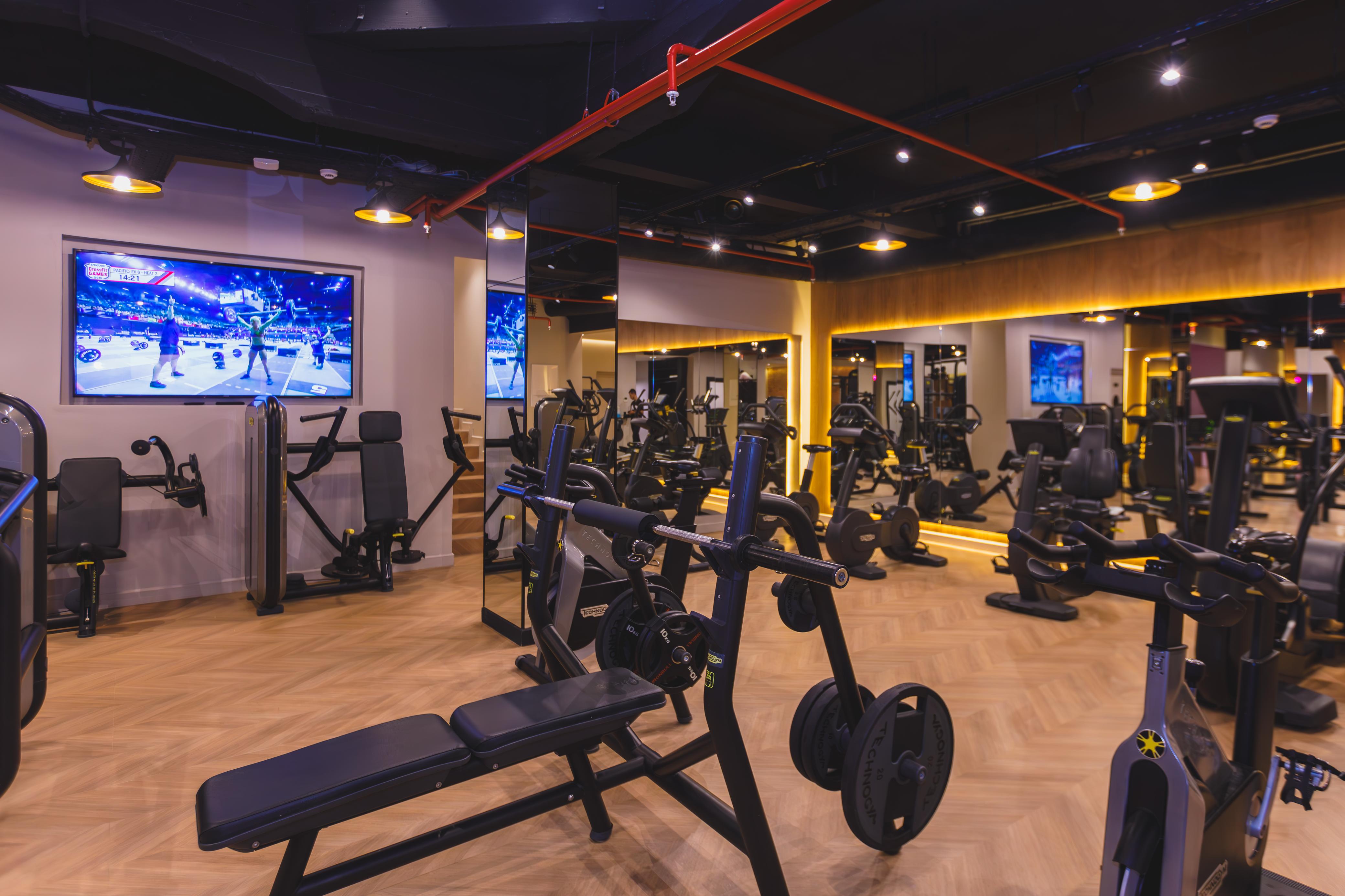 Workout Area at Gainz Express Gym Mövenpick Marrakech